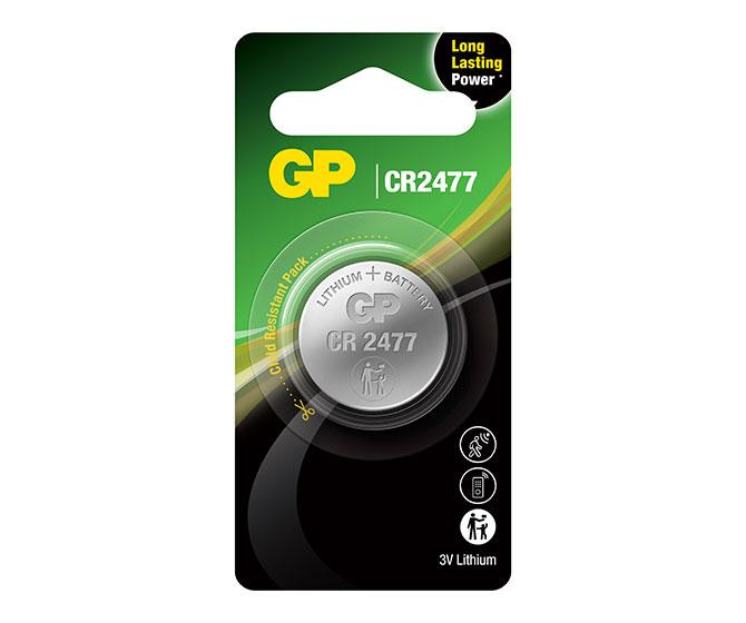 GP CR2477 Pile bouton au lithium