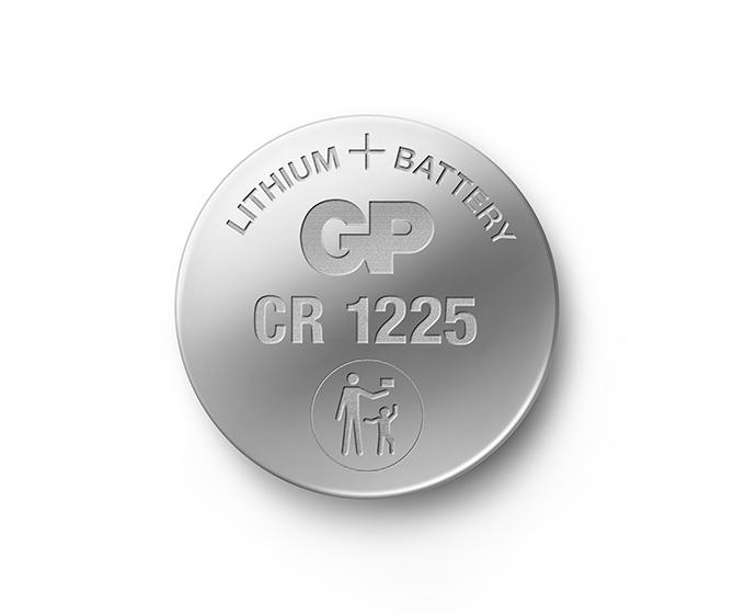GP CR1225 Pile bouton au lithium