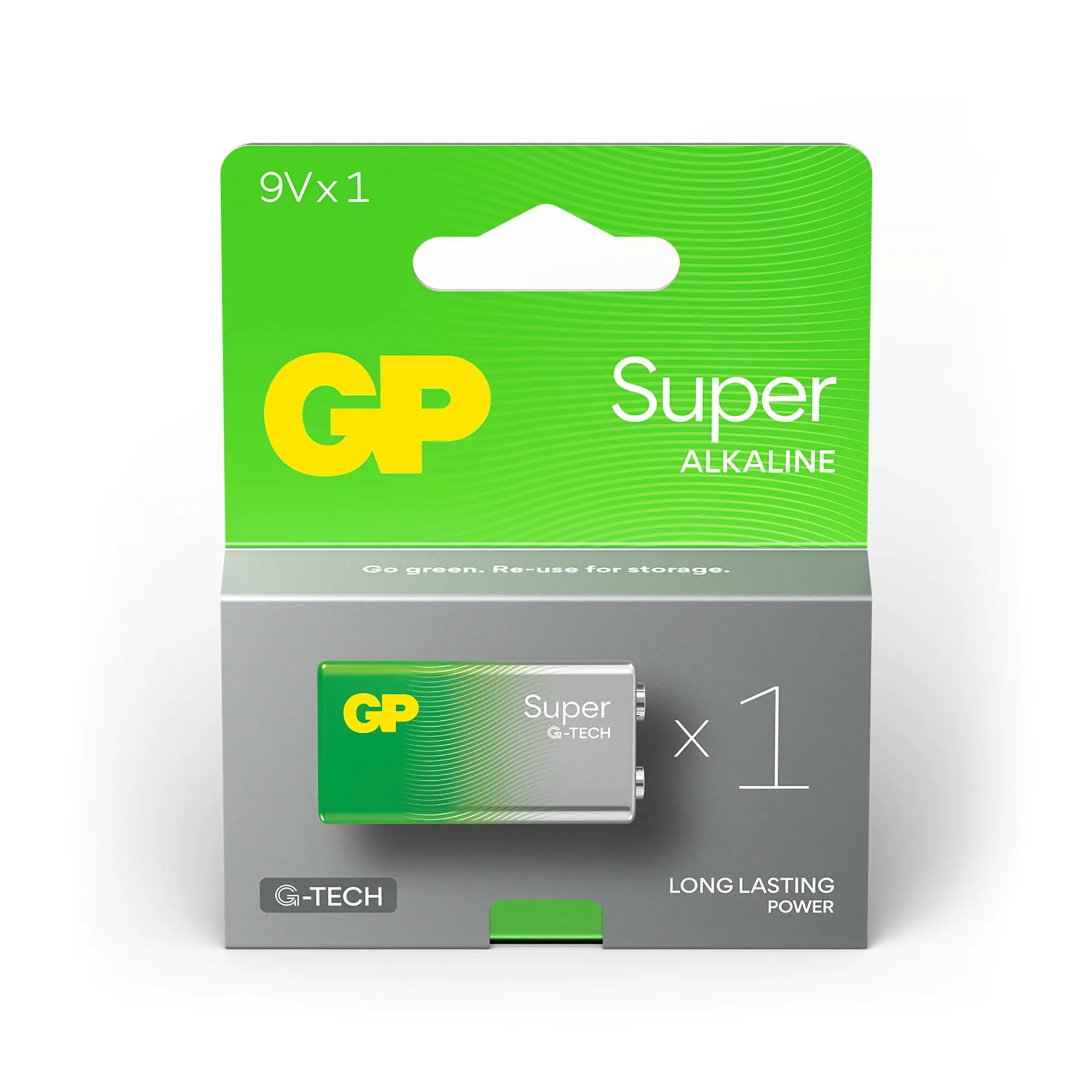 GP Super Alkaline 9V Batterijen