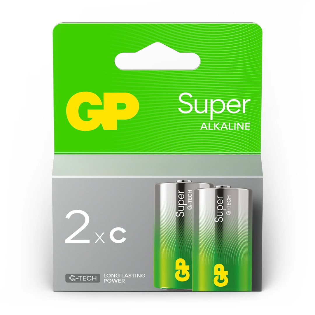 GP Super Alkaline C batterijen