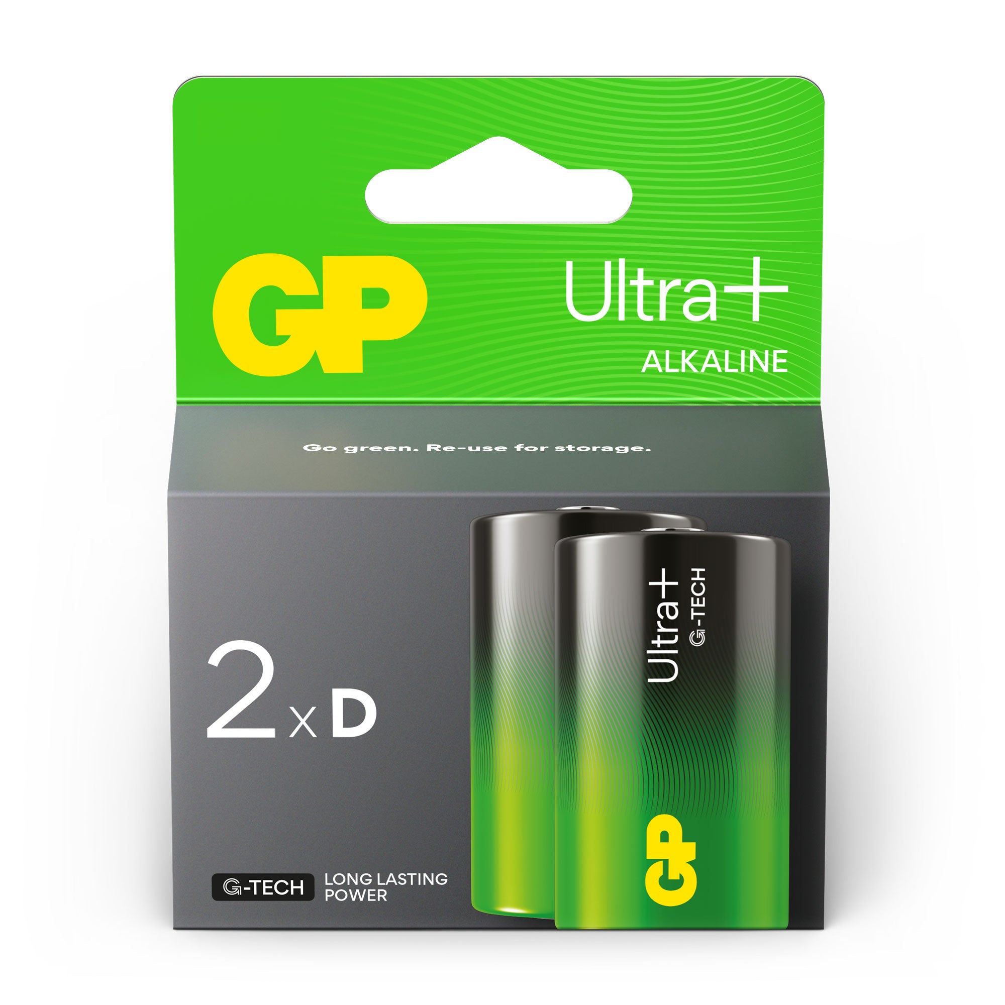 GP Ultra+ Alkaline D Batterijen