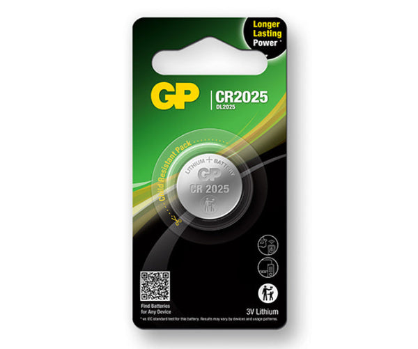 GP CR2025 Lithium knoopcel batterij