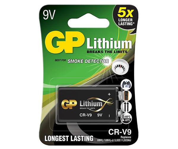 GP 9V Lithium Batterij