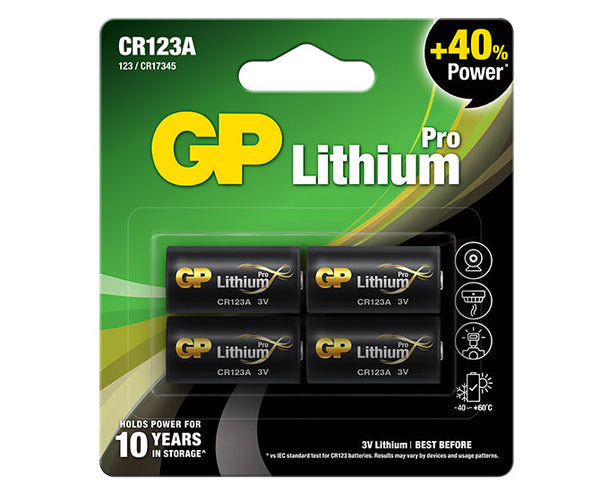 GP CR123A Pro Lithium Battery